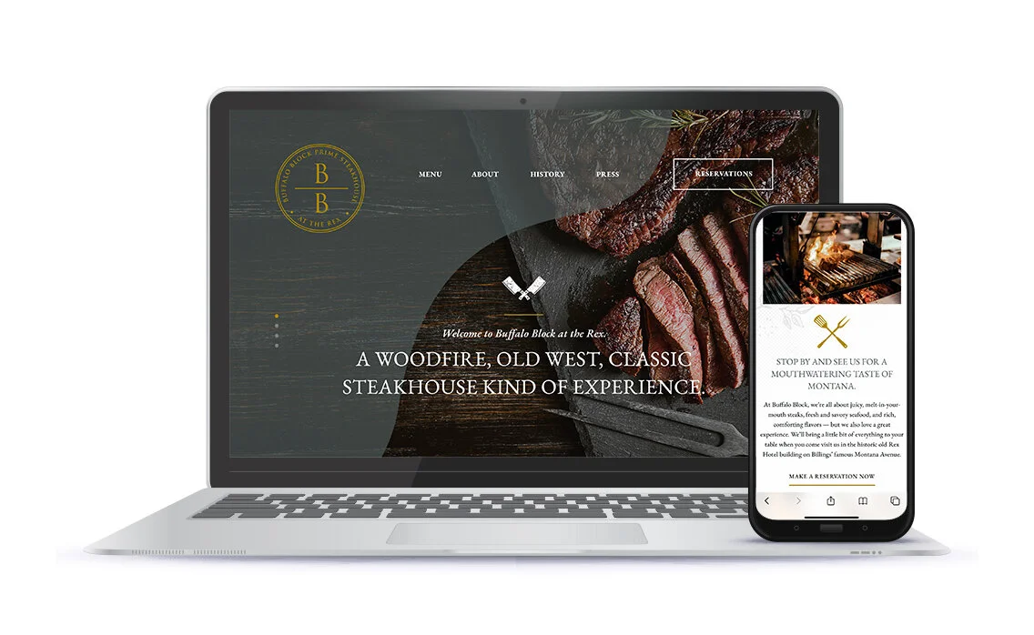 Website Design - Buffalo Block at the Rex