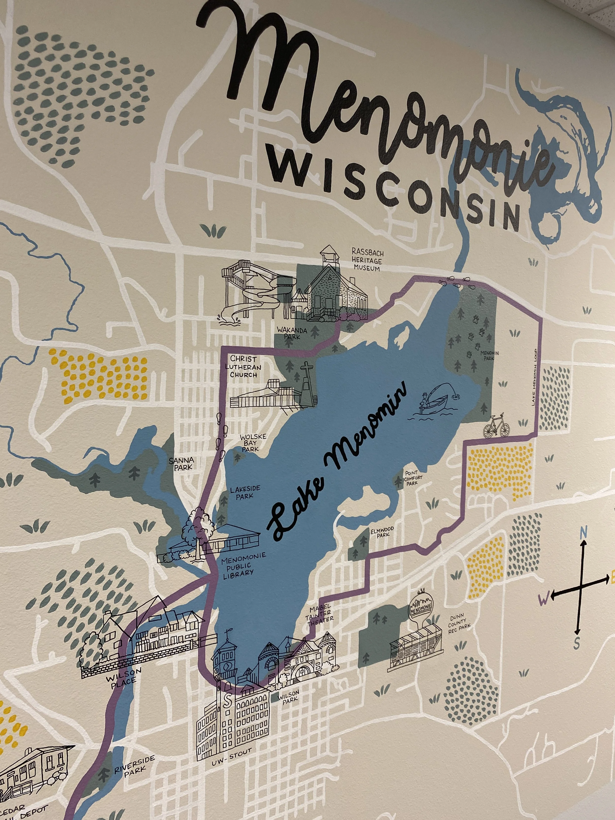 Menomonie, WI City Map