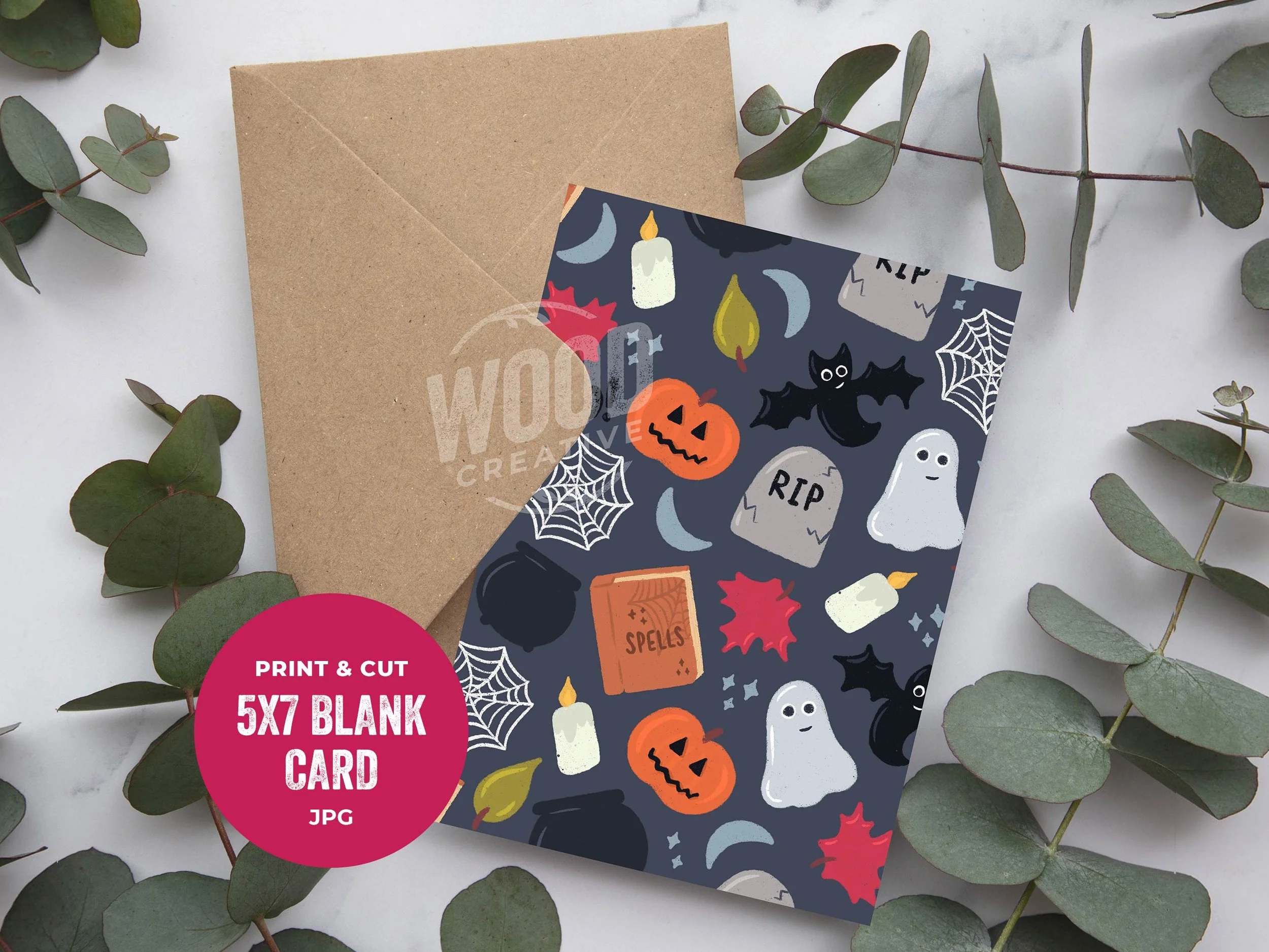 Halloween Printable Greeting Card
