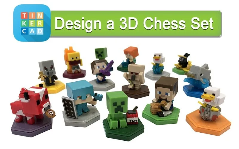 minecraft chess set