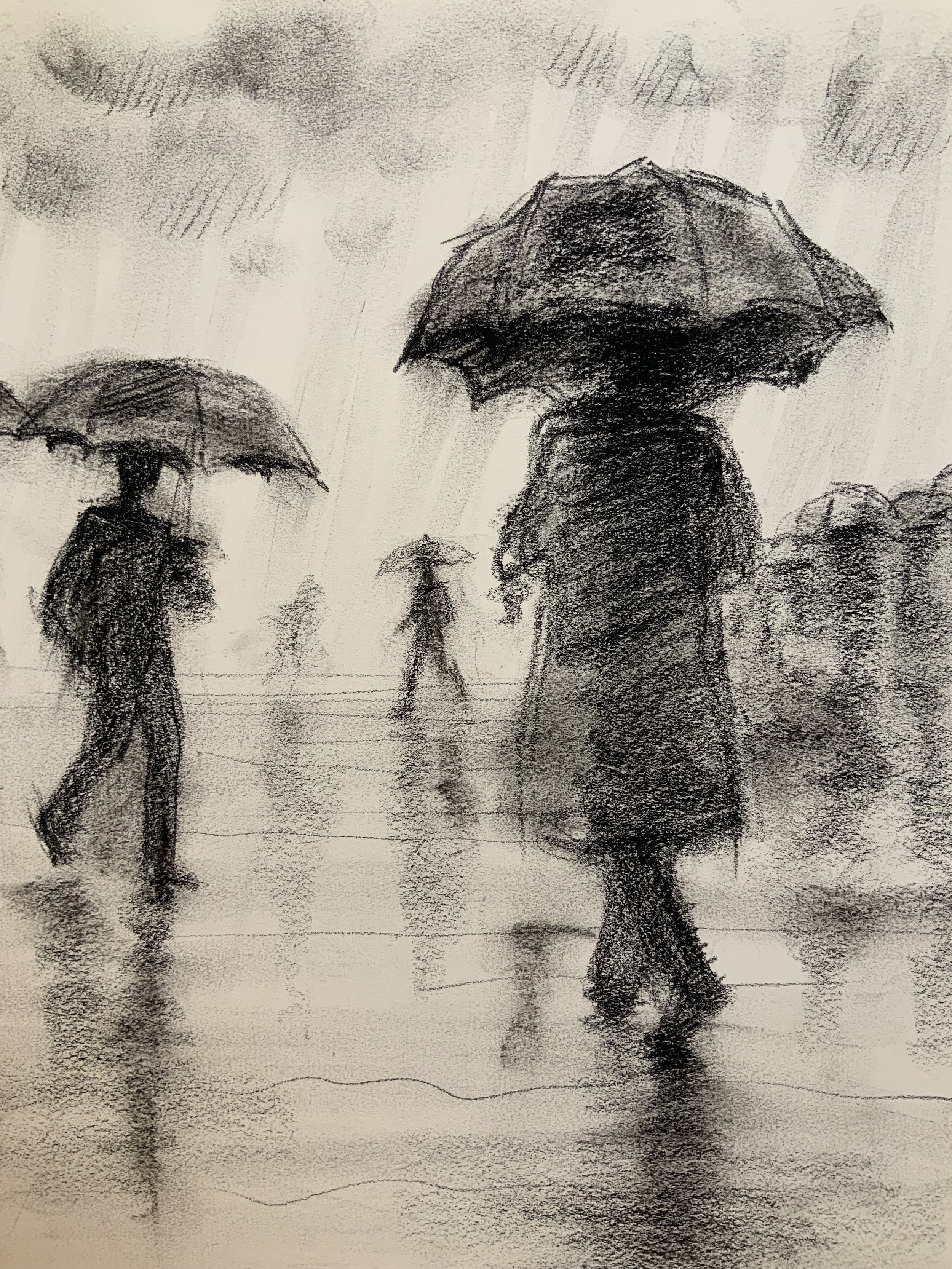 London rain