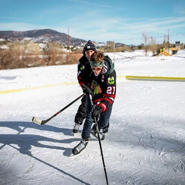 Anyone else love a good pick up game out on the outdoor rink? Read all about these classic jerseys on a new blog post at laneditore.com! #hockey #vintage #fashion #colorado