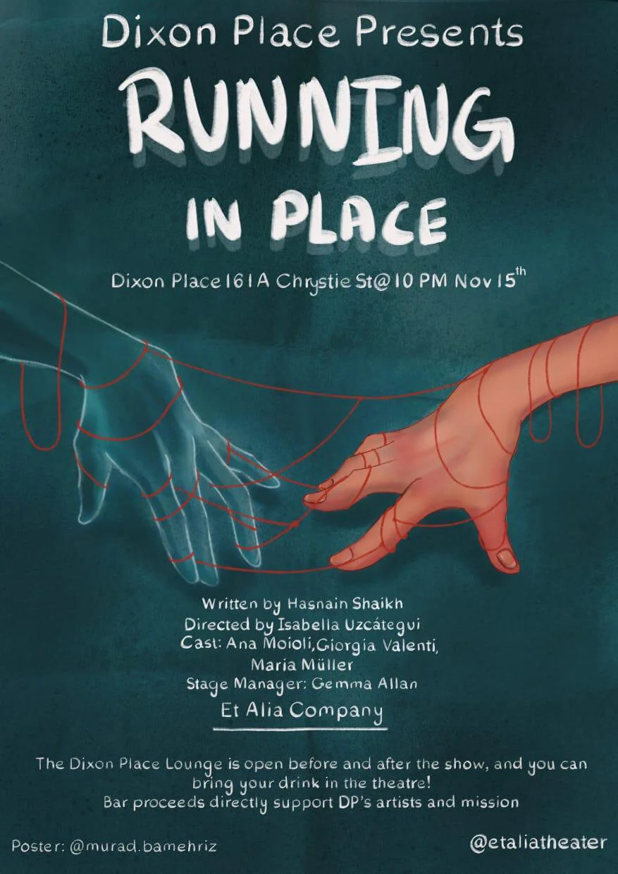 Ana Moioli plays Zoe in Et Alia Theater's debut performance 'Running in Place'