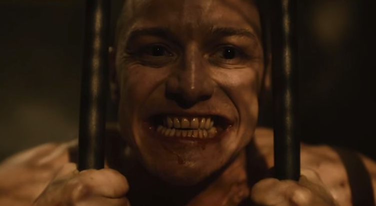 James McAvoy in Glass, photo by Jessica Kourkounis, courtesy of Universal Pictures
