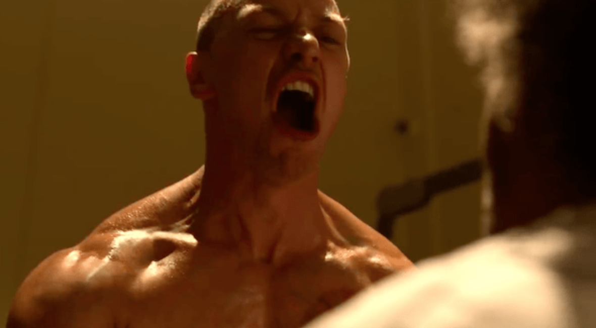 James McAvoy in Glass photo by Jessica Kourkounis, courtesy of Universal Pictures