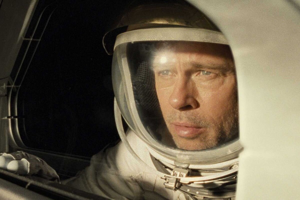 Brad Pitt in Ad Astra , photo by Francois Duhamel, courtesy of 20th Century Fox