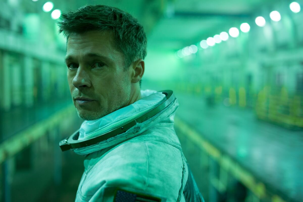 Brad Pitt in Ad Astra , photo by Francois Duhamel, courtesy of 20th Century Fox