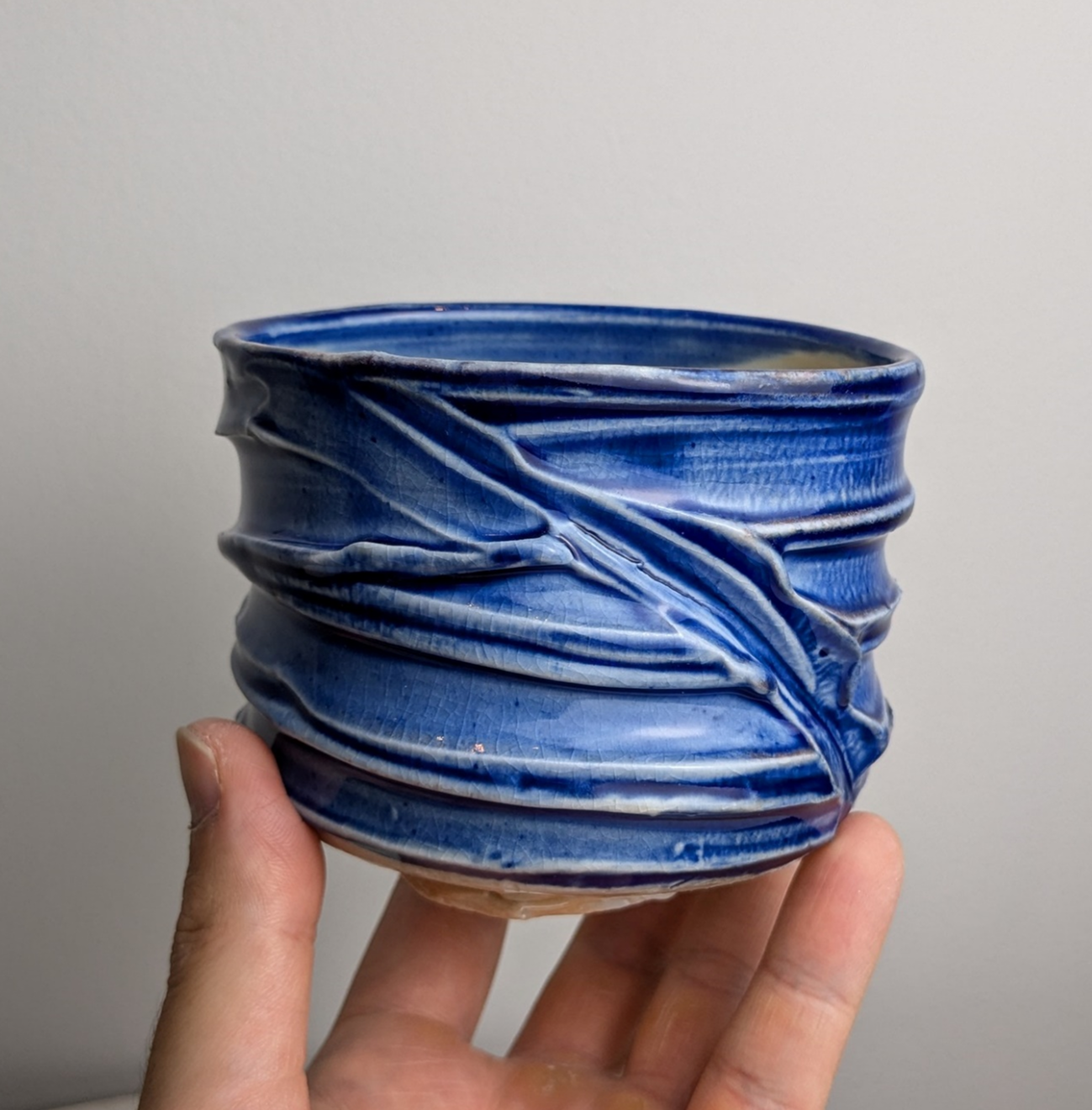 1. Wood fired porcelain cup — Romero House Ceramics