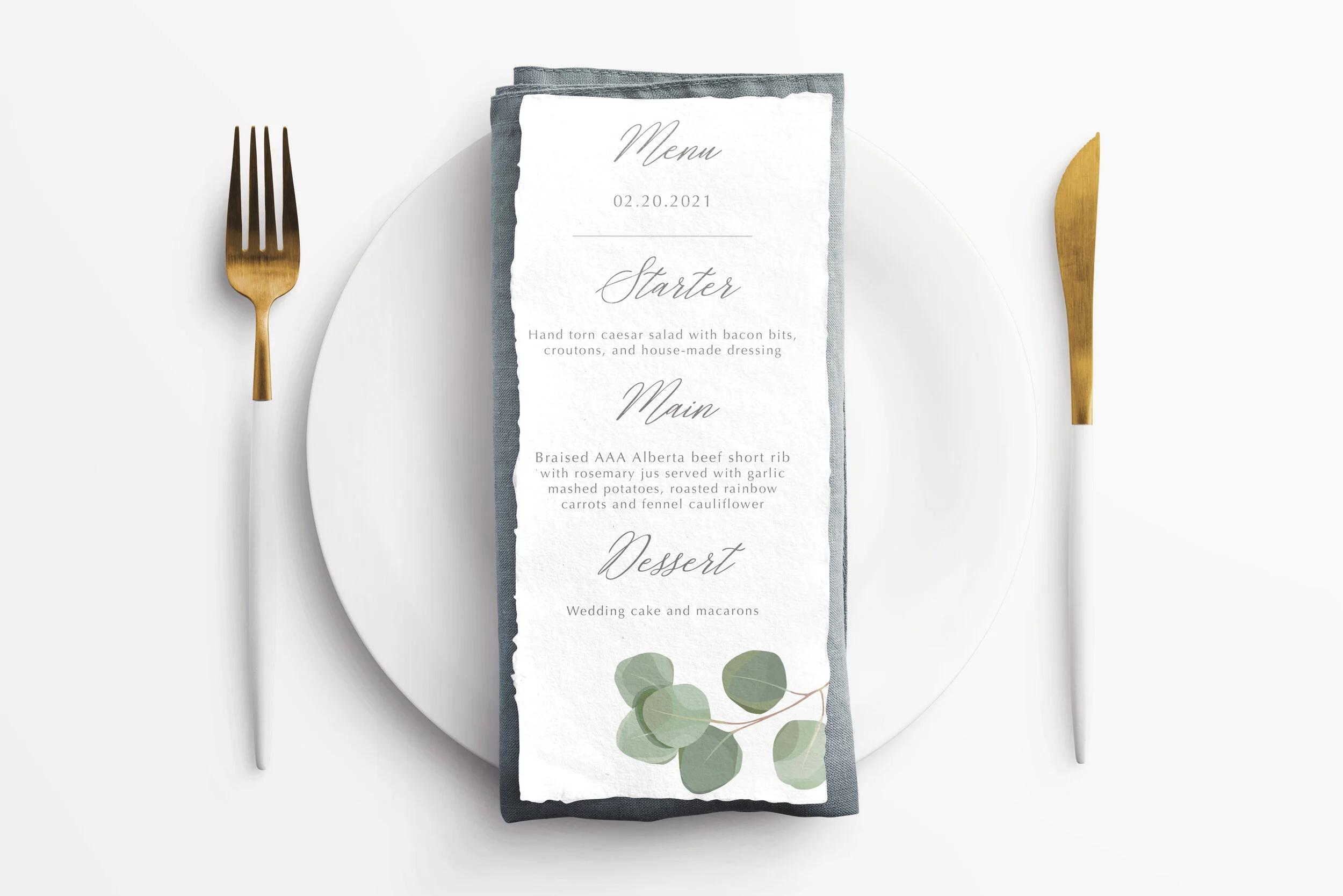 Wedding Menu