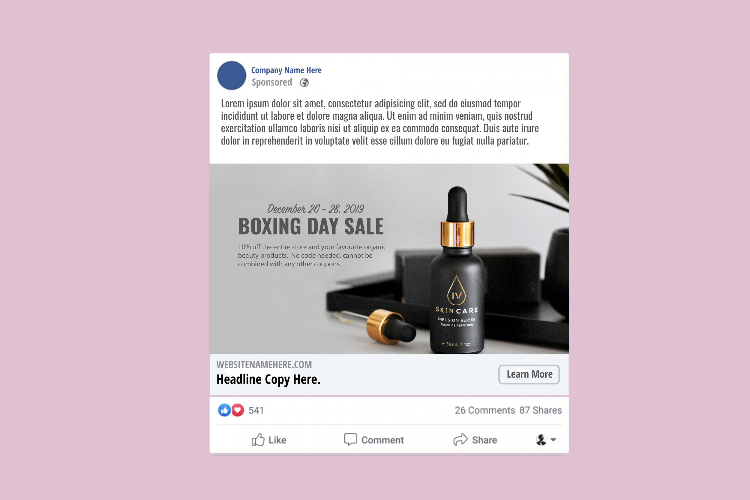Facebook Ad Design