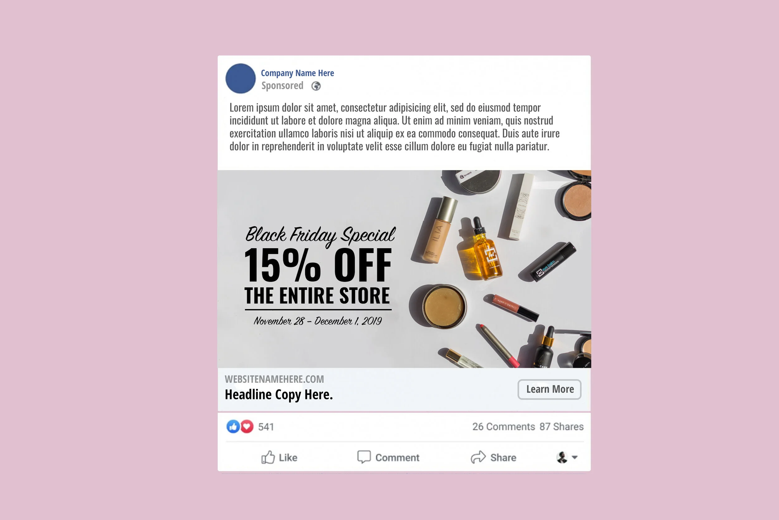 Facebook Ad Design