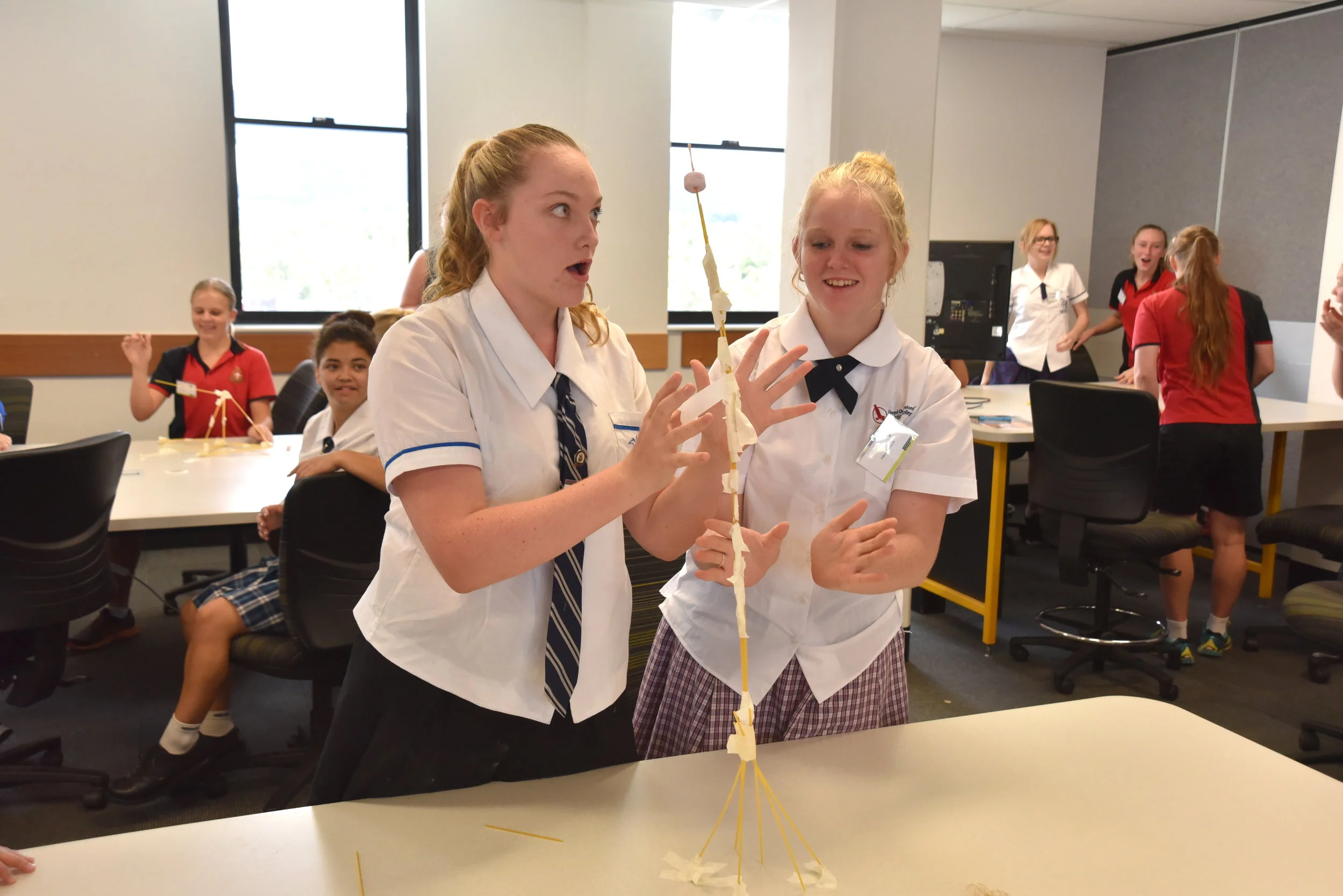 The best aspect of the experience was "learning that you don't have to do many calculations in the industry and the hands-on activities. It was fun and hands on"