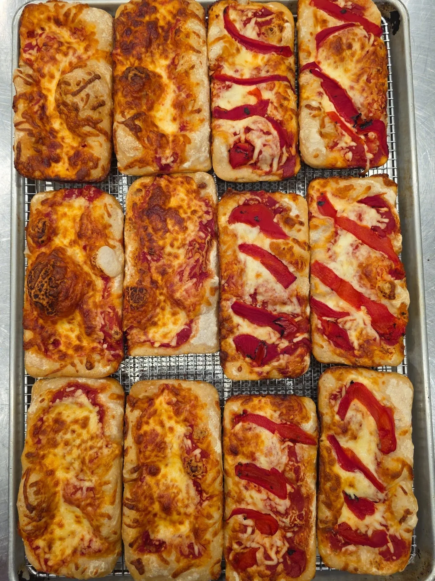 Grab a slab! Pizzas are always available at 11 and first come, first serve. Keep an eye out for new flavors as well 👀