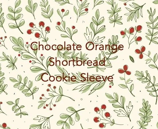 Chocolate Orange Shortbread Cookie Sleeve