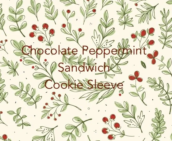 Chocolate Peppermint Sandwich Cookie Sleeve