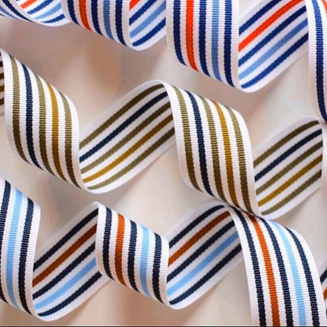 STRIPE GROSGRAIN RIBBON | #grosgrain #ribbon #tape #stripe #stripetape #trim #babyblue #navy #orange #ribbons #striped #fashiontrim #fashiontrends #trimmings #tapes #ribbontrim #womensfashion #designer #instagood #fashiondesigner #fashiondesigners #s