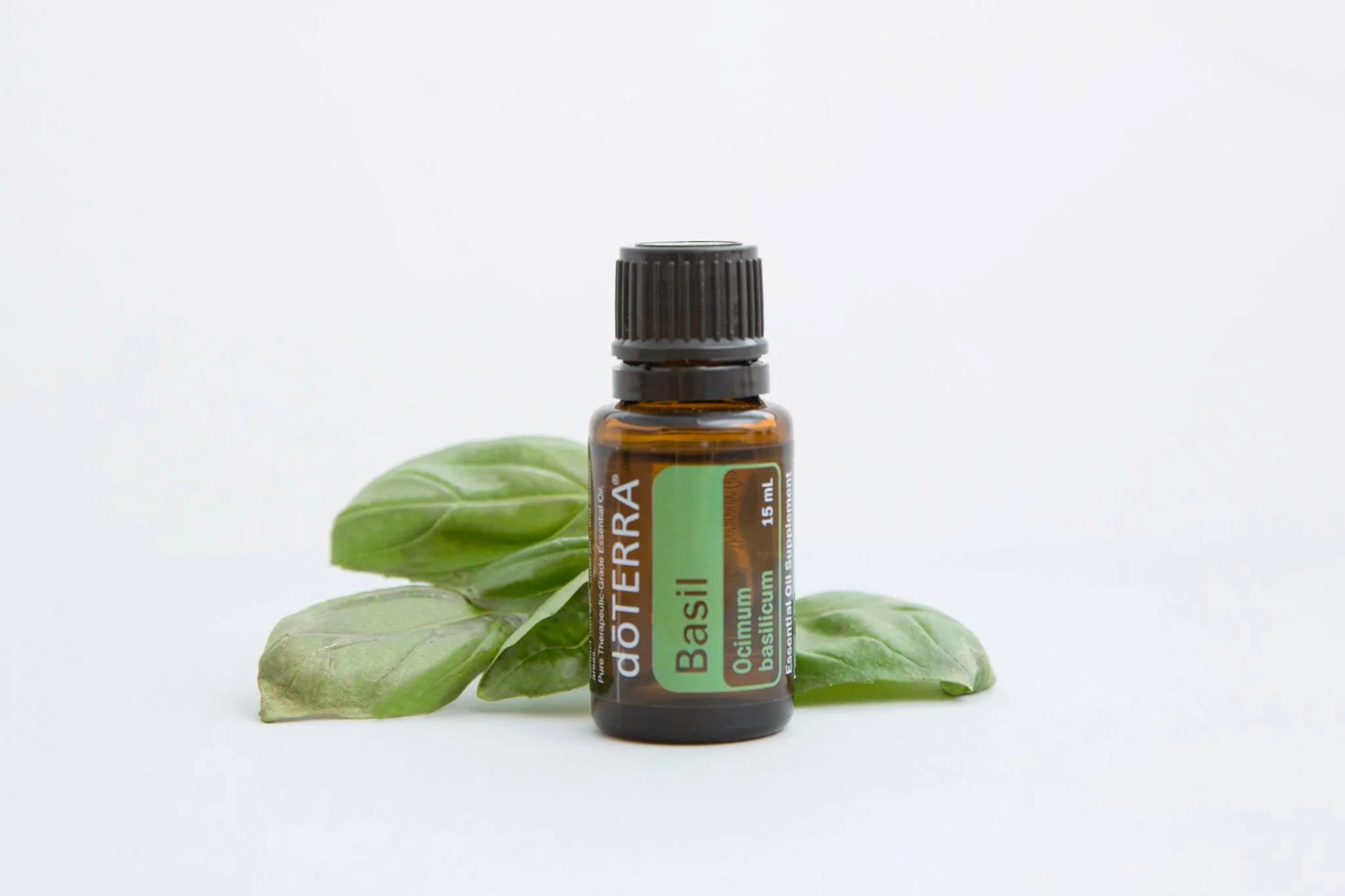 Basil has a warm, spicy, yet herbal aroma known to reduce anxious feelings. Basil provides great benefits to both the mind and body due to its high linalool content, making it an ideal application to help reduce feelings of tension when applied to the temples and back of the neck. Basil is commonly used in cooking to add a fresh, herbal flavor to meats, pastas, and entrée dishes, and it is also cooling to the skin. The aroma of Basil helps promote a sense of focus and a stress-relieving experience. Source: https://www.doterra.com/US/en/p/basil-oil