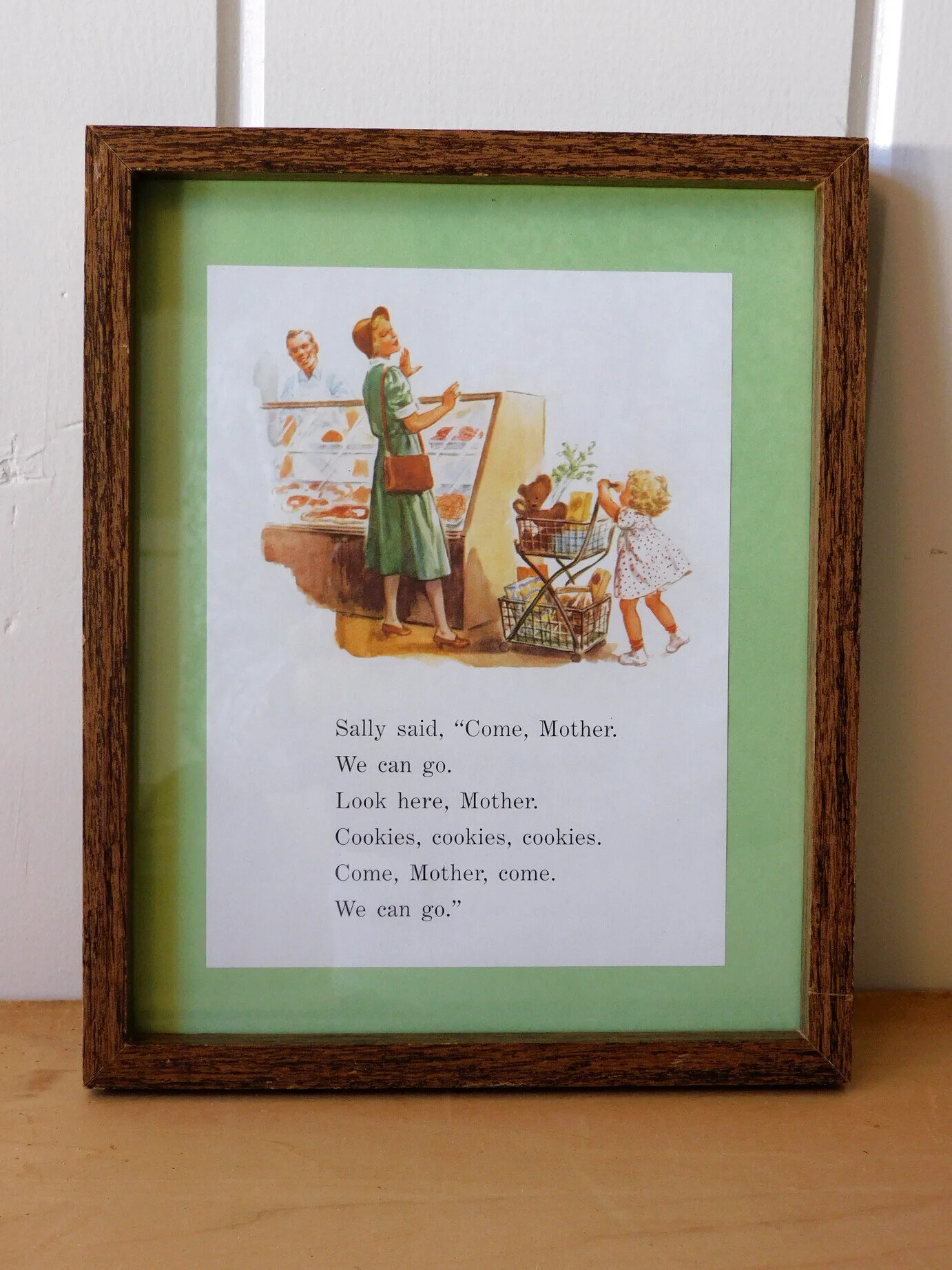 Cookies Cookies Cookies Vintage Reader Framed Art