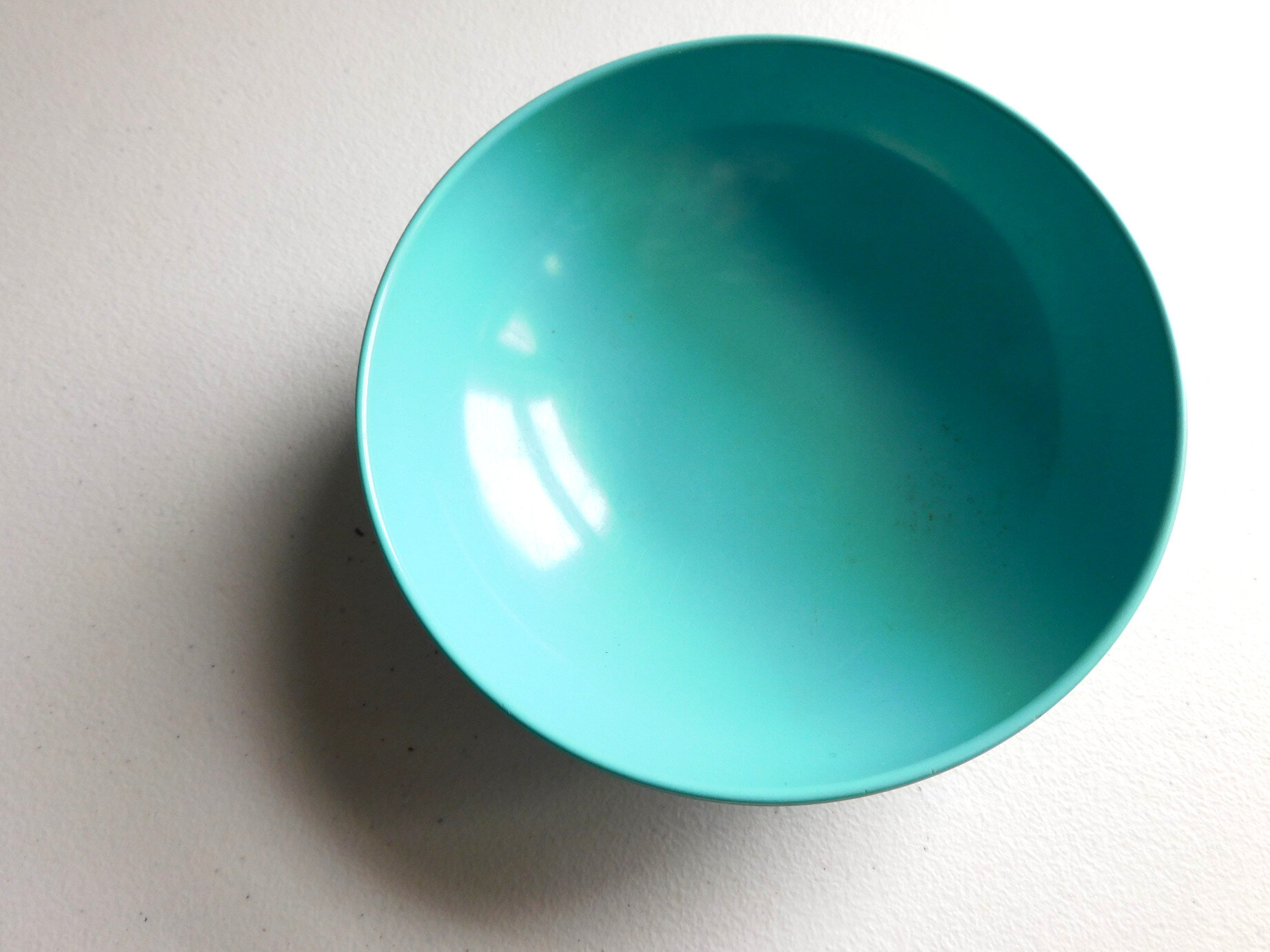 Robin's Egg Blue Melamine Bowl