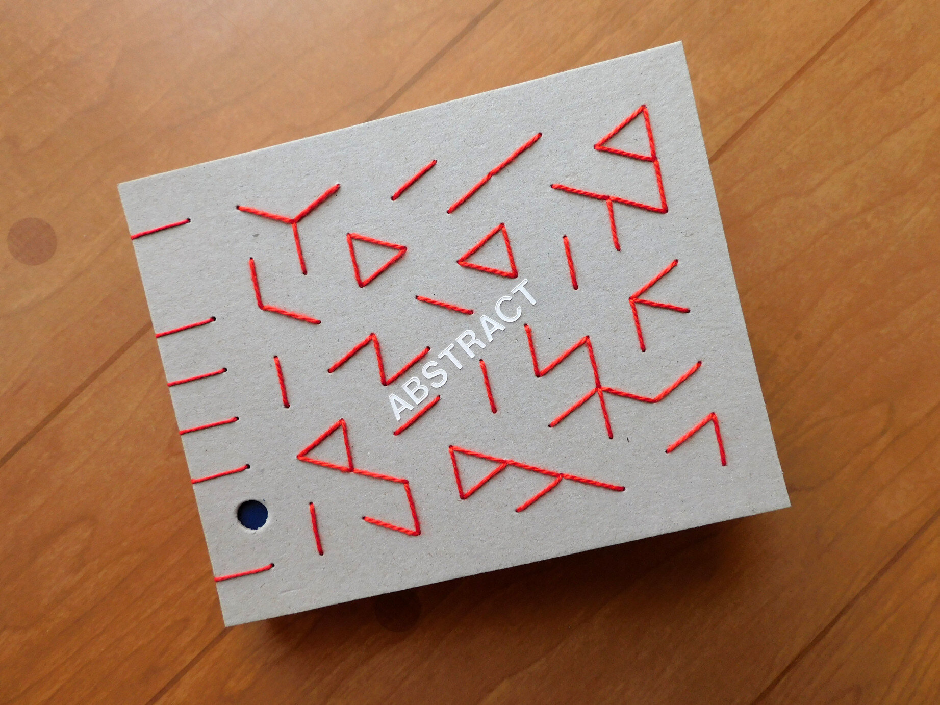 Abstract Hand-Sewn Journal