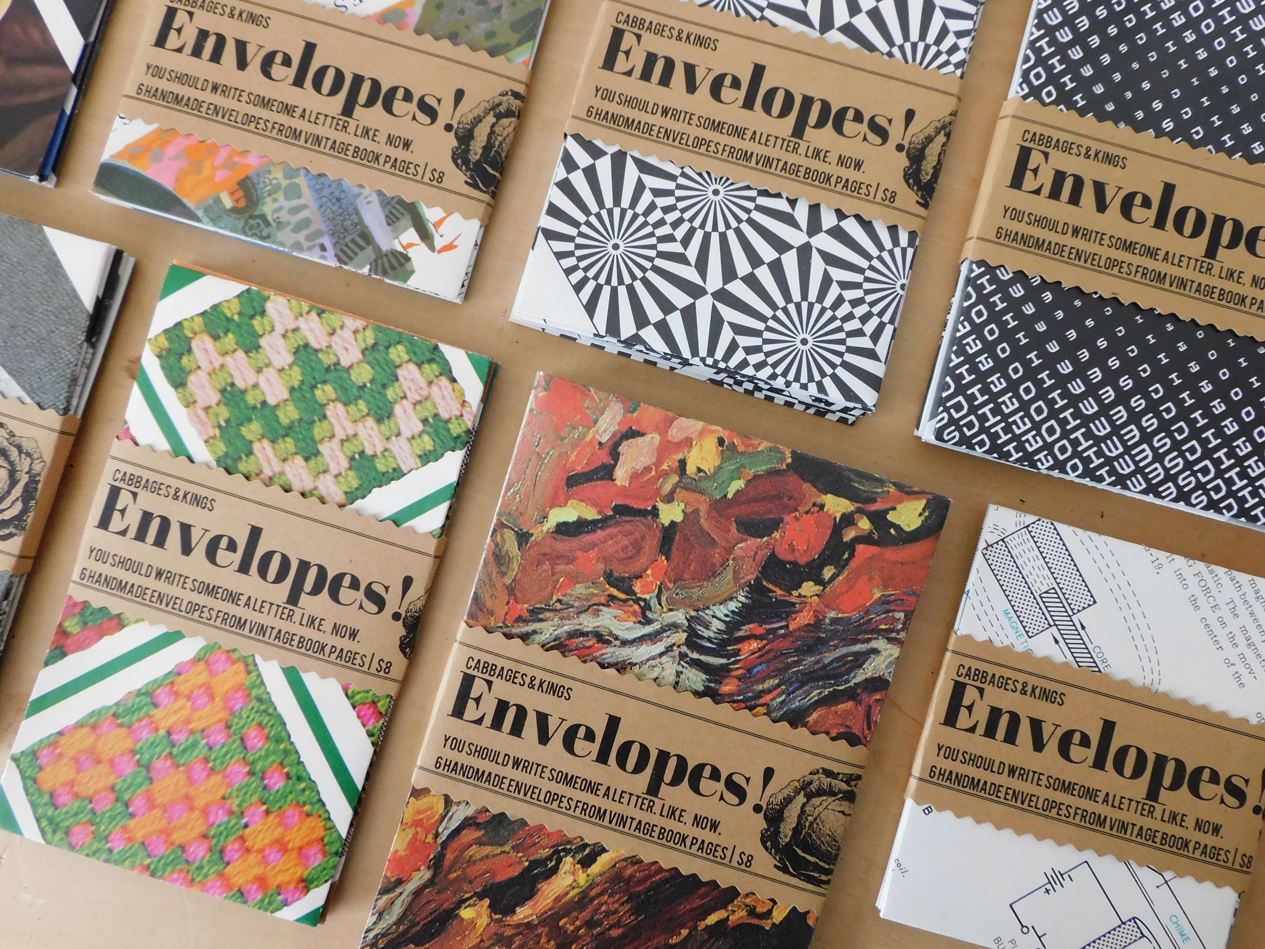 Upcycled Paper Envelopes