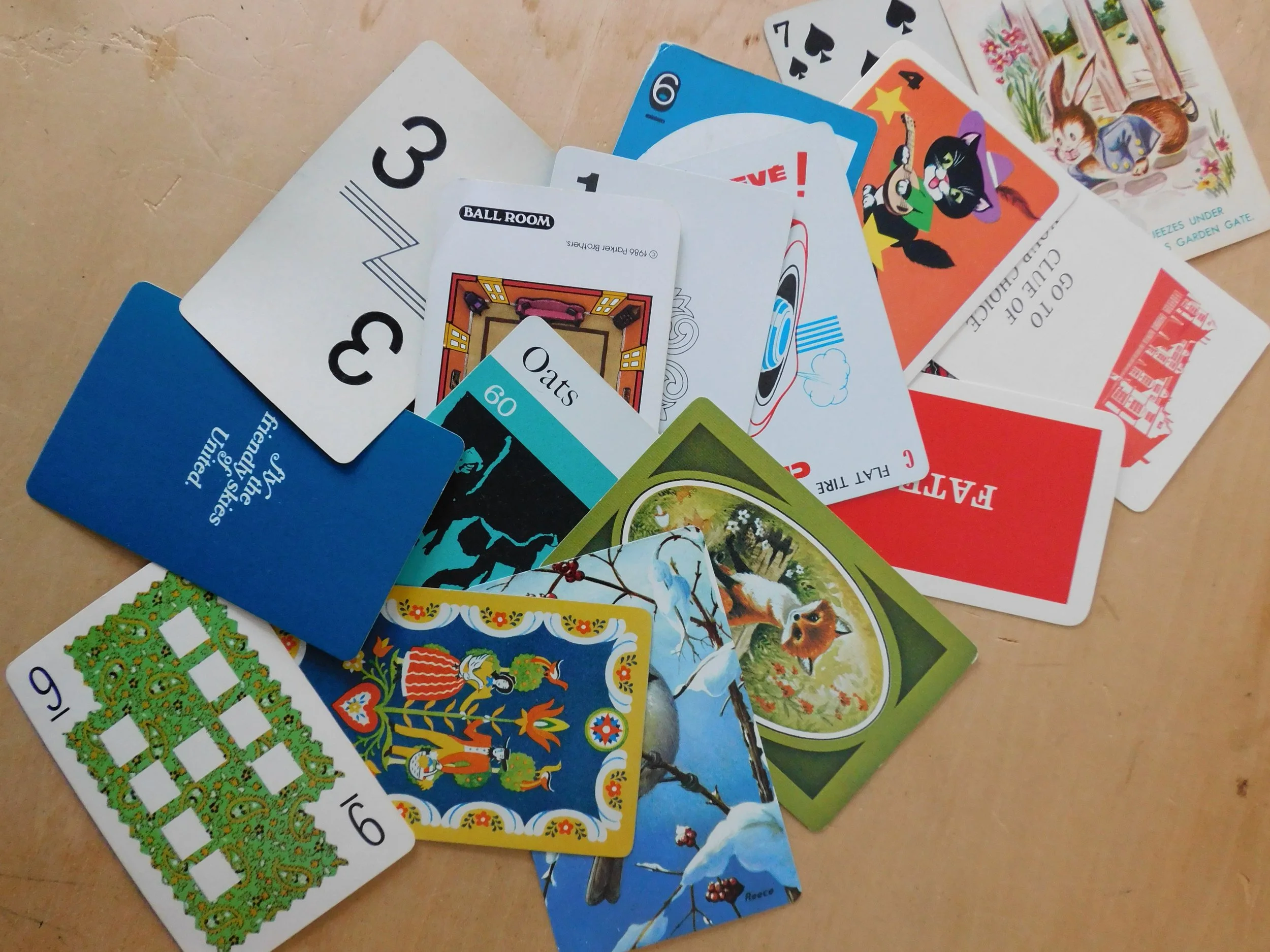 Card Games Vintage Ephemera Pack