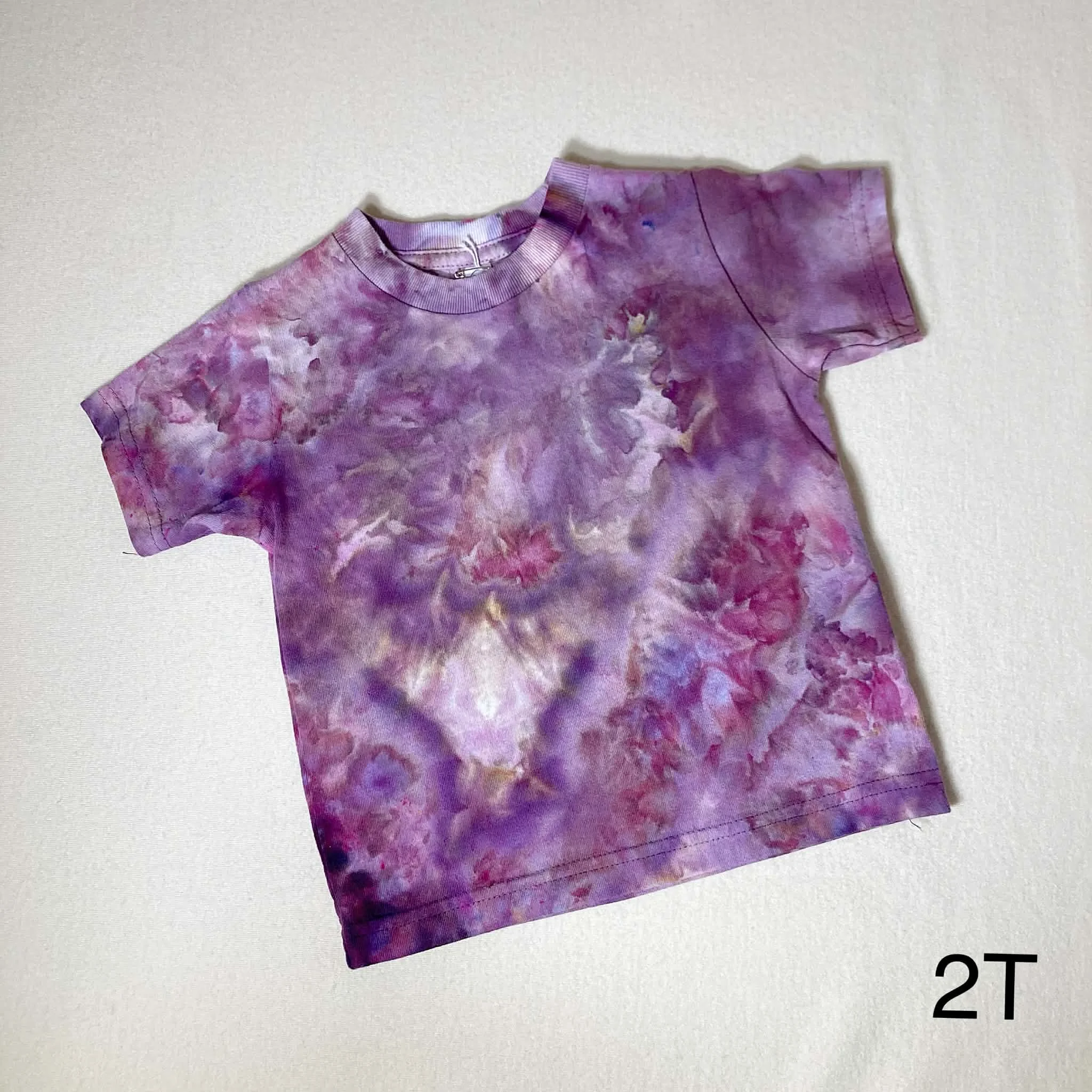Ready to Ship Hand dyed 100% cotton T shirt-2T