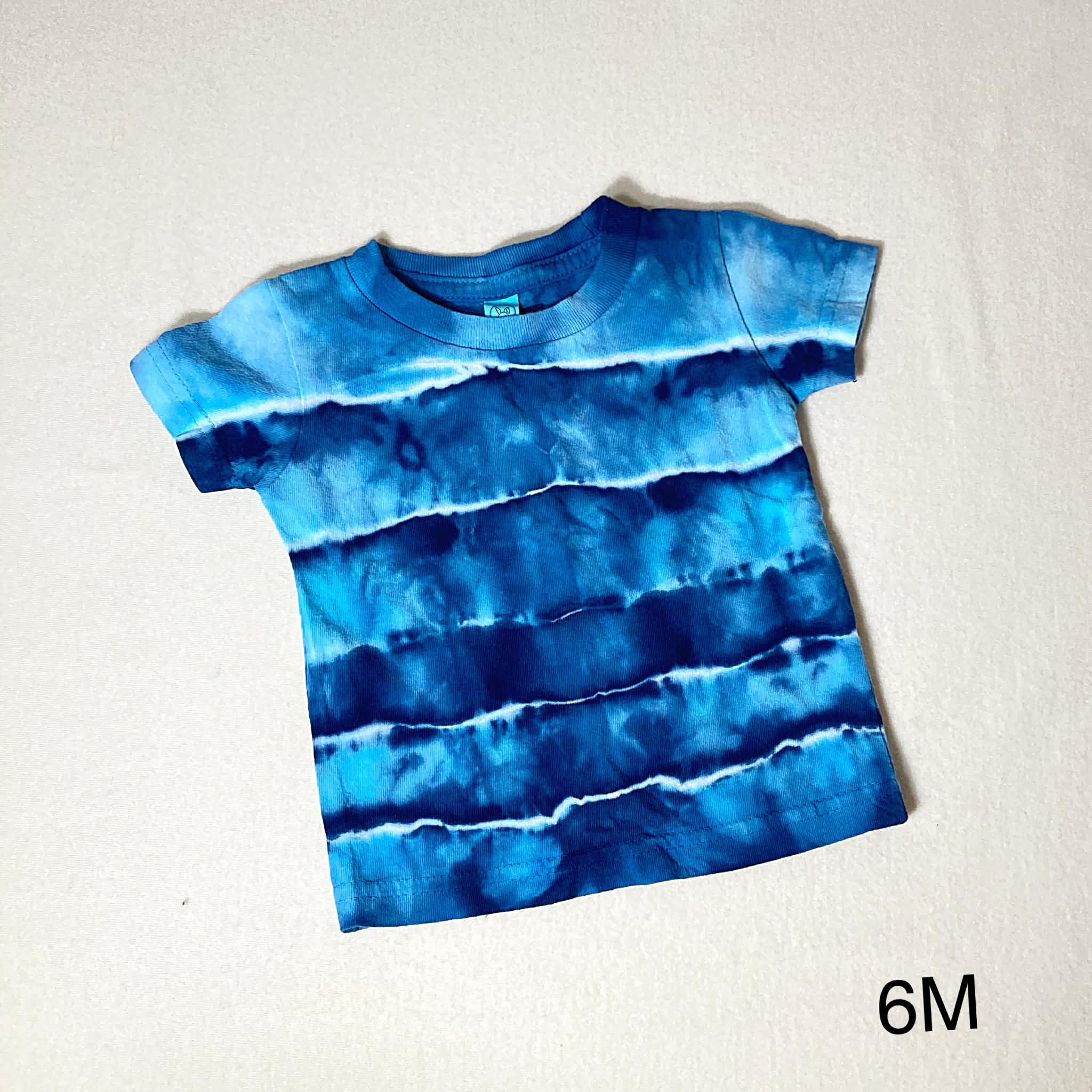 RTS Hand dyed 100% Cotton T shirt-6 month