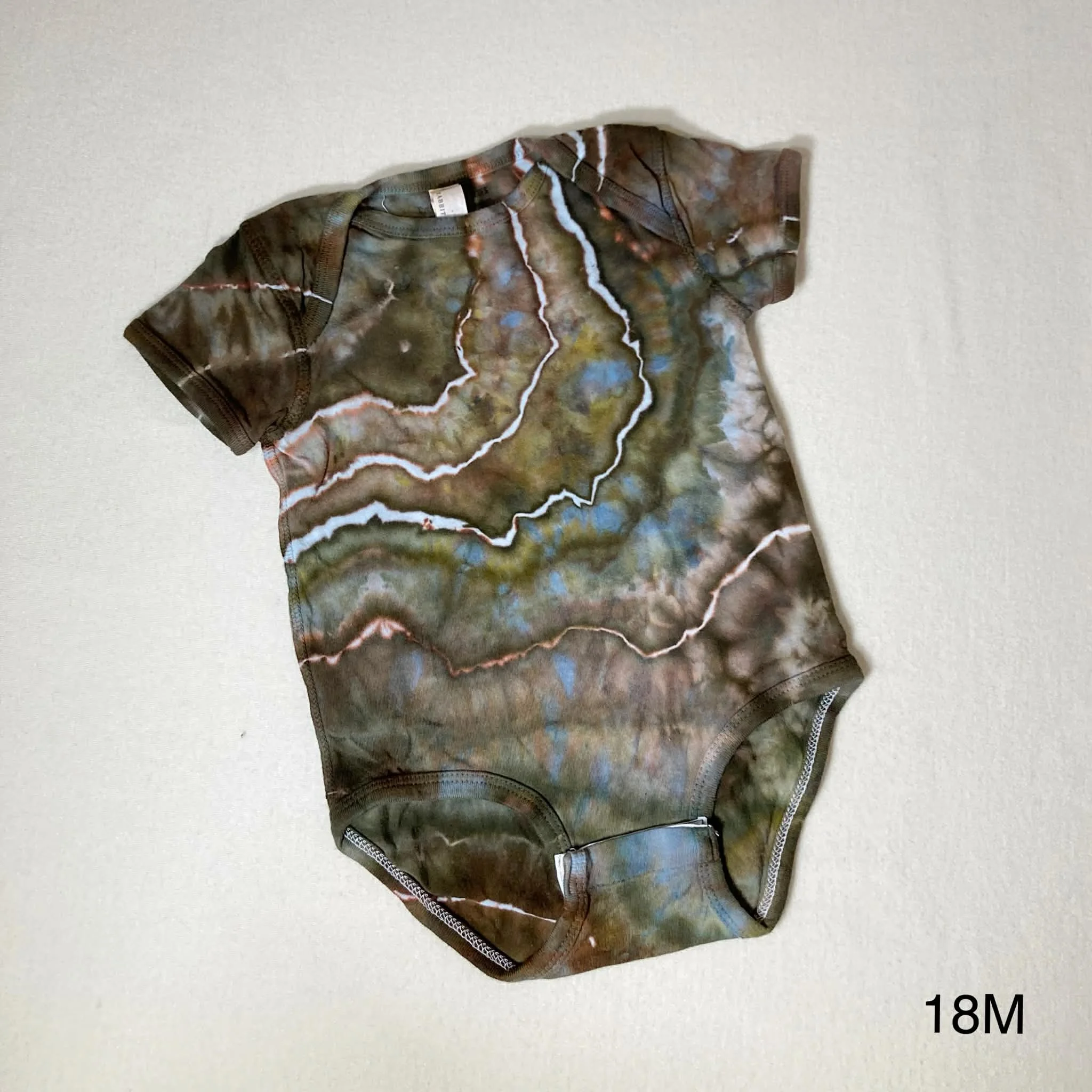 RTS Hand dyed 100% Cotton Bodysuit