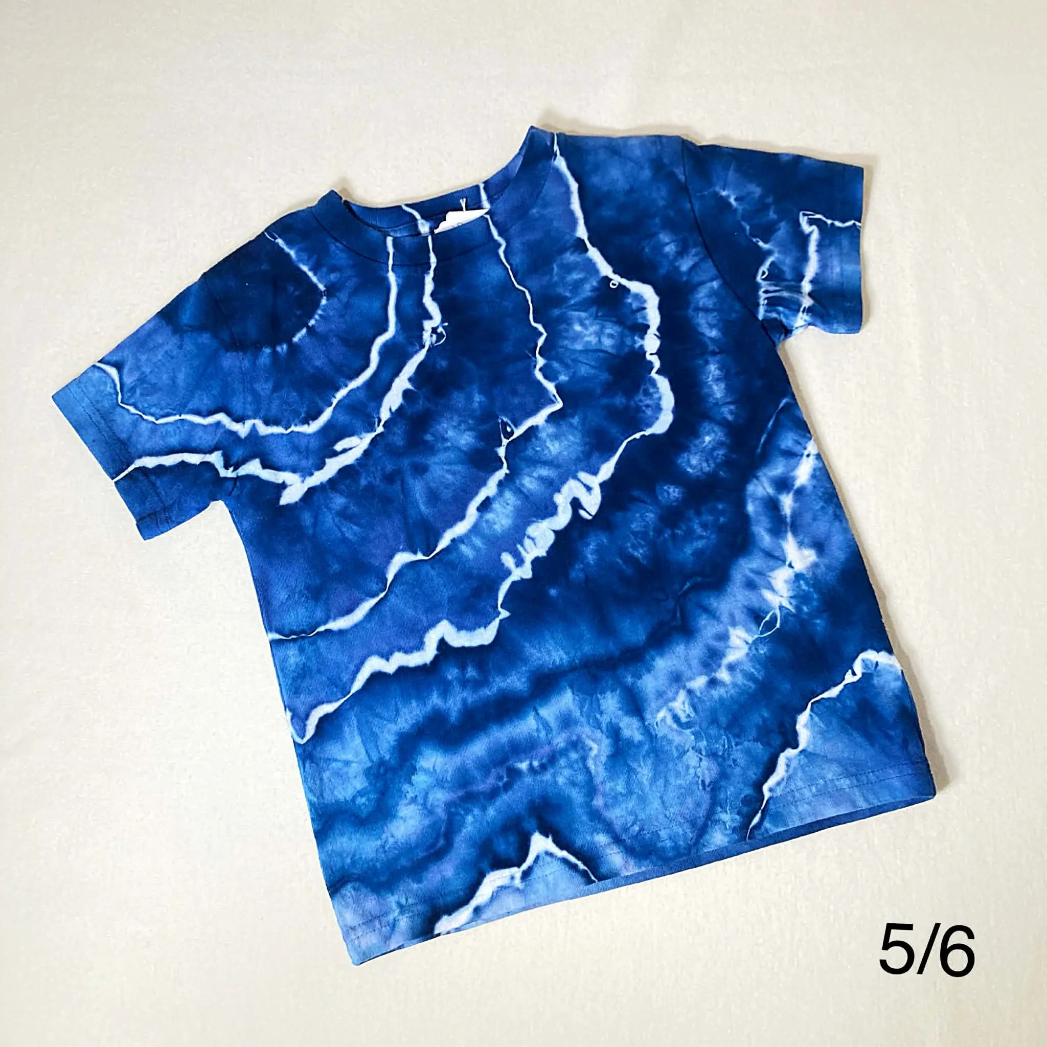 Ready to Ship Hand dyed 100% cotton T shirt-5/6