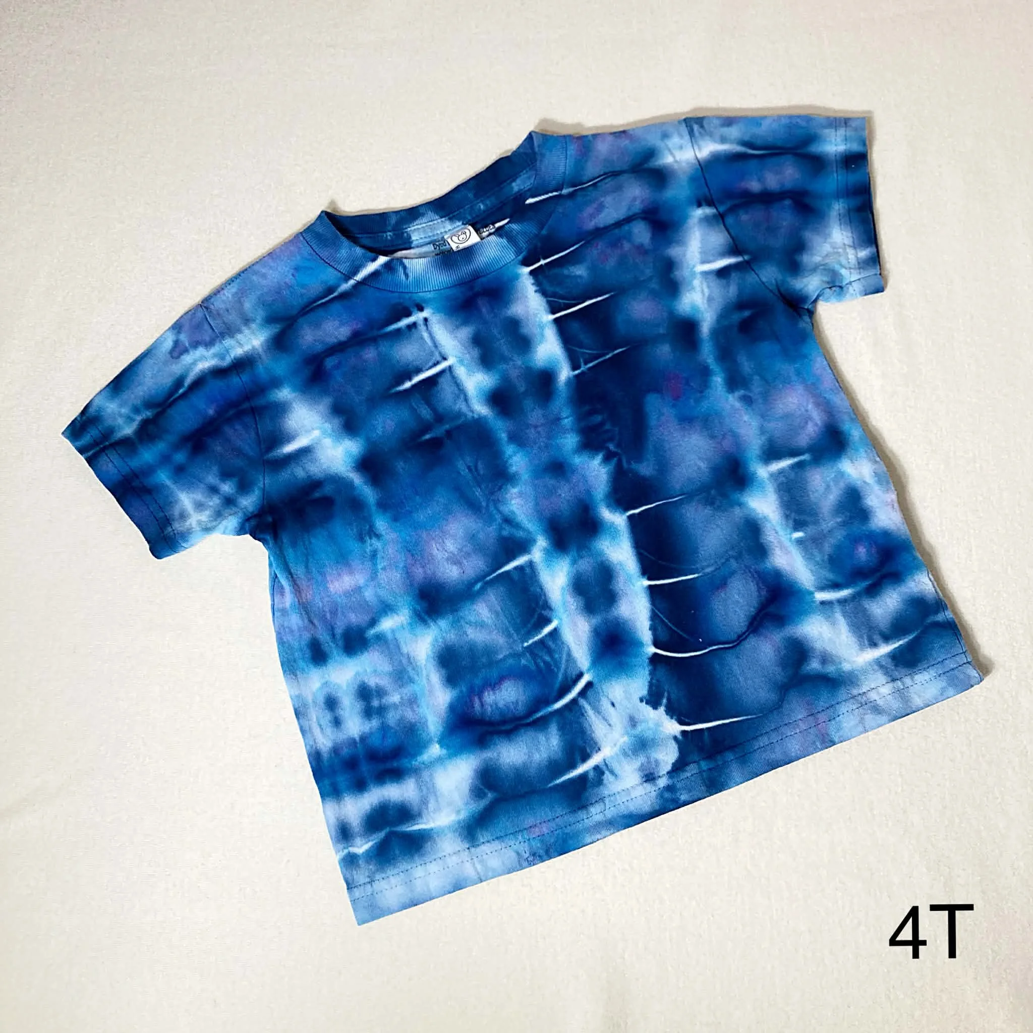 Ready to Ship Hand dyed 100% cotton T shirt-4T