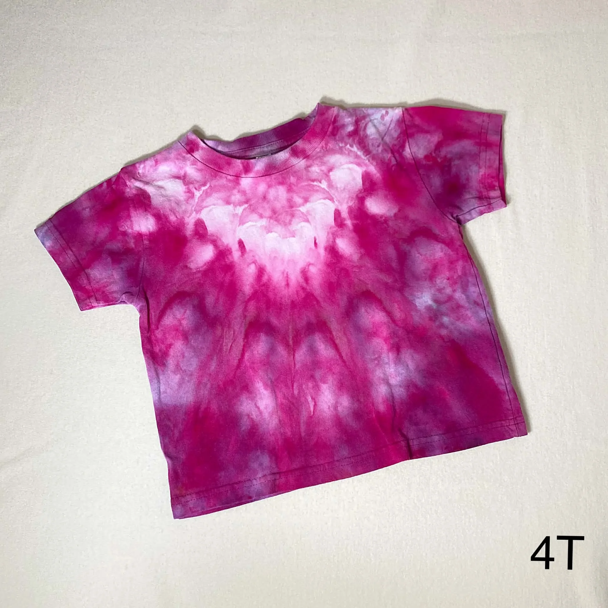 Ready to Ship Hand dyed 100% cotton T shirt-4T