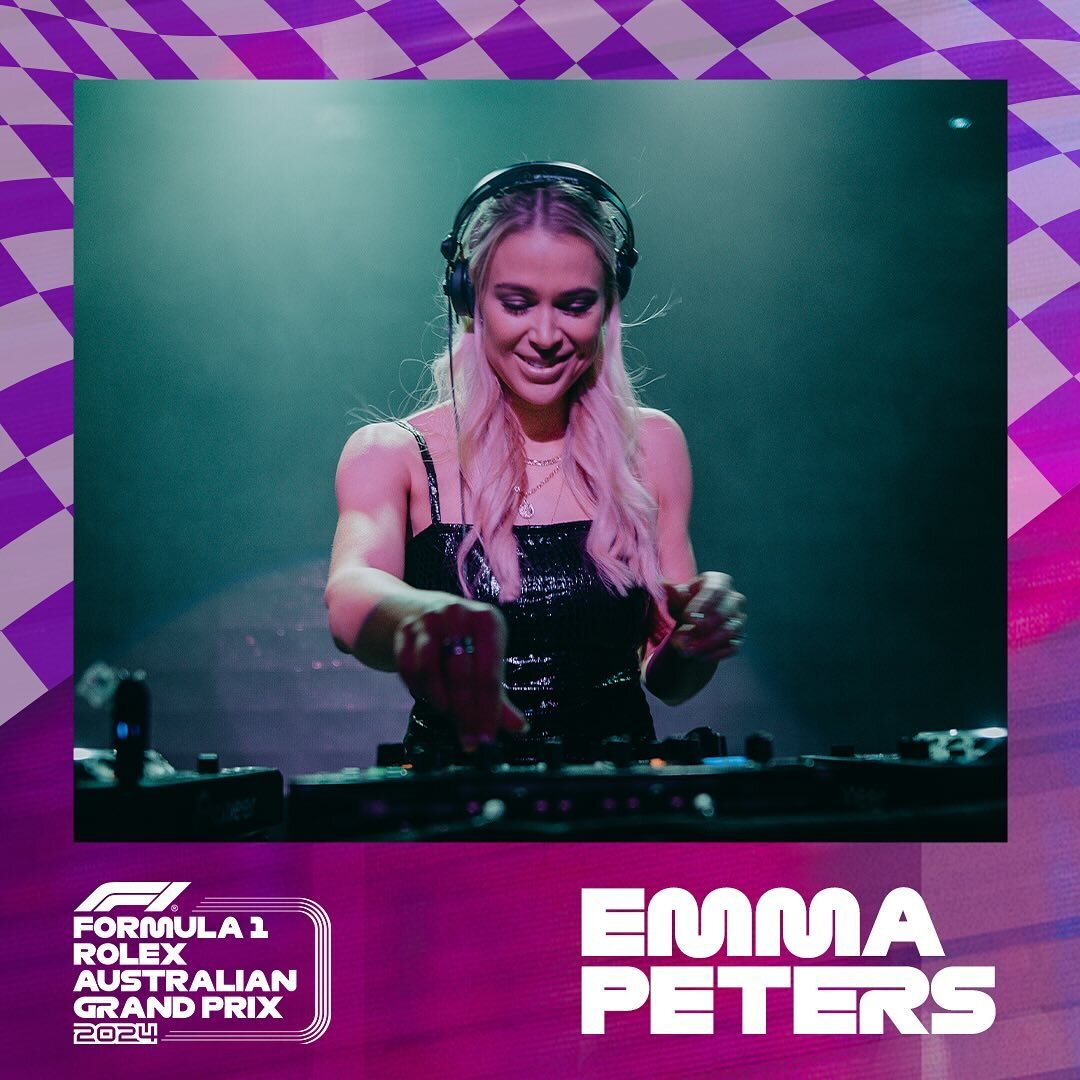 🏎️ The party starts after the track action!🕺 

Join us at the FORMULA 1 ROLEX AUSTRALIAN GRAND PRIX 2024 on the Crown Main Stage!  I&rsquo;ll be playing alongside @empireofthesun &amp; @theoresets 💥 

@ausgp will be doing one FINAL ticket release 