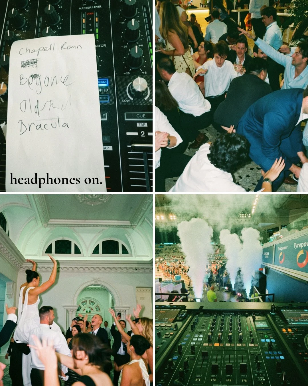 Headphones on >Headphones off. 

Different parts of the same story.