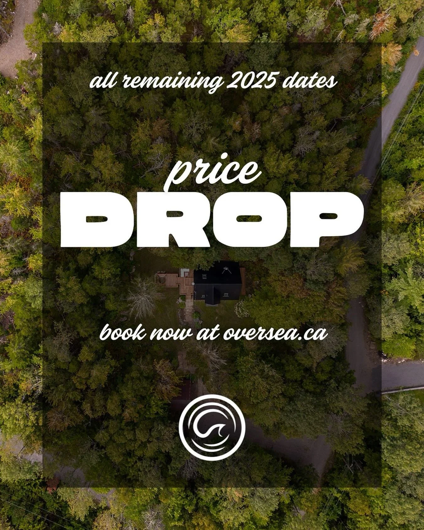 🚨 PRICE DROP 🚨

All remaining 2025 dates are now ON SALE.

Lakefront, oceanfront, hot tubs, saunas, movie theatre rooms &amp; more. We have something for everyone!

Book direct now to save.

➡️ oversea.ca