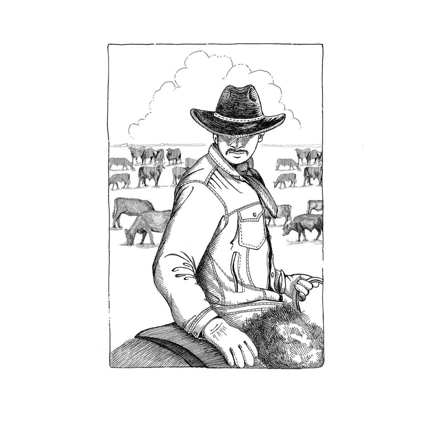 western children book illustration 