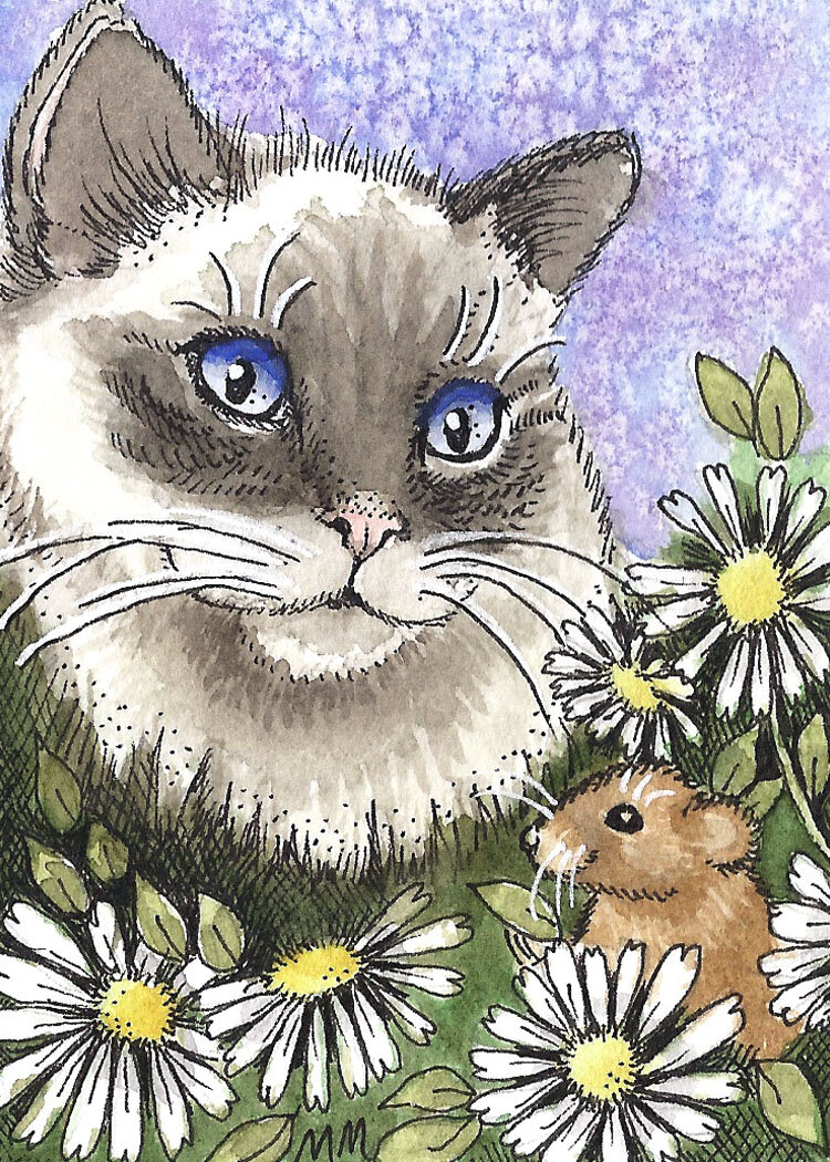 Cat with mouse ACEO #4.jpg