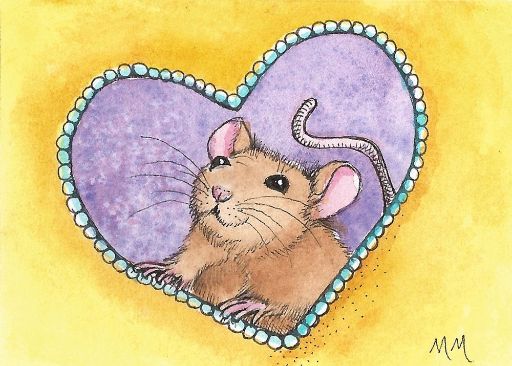 Mouse in Heart ACEO.jpg