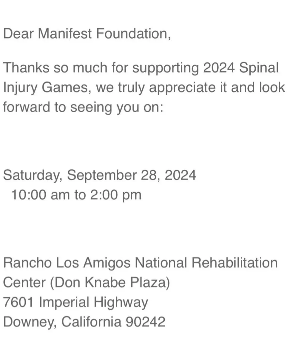 We're proud to announce we will be back at the 2024 #SpinalcordInjuryGames Saturday September 28, and our very own @MrSmooveLee will be putting on a dynamic performance! You don't want to miss it. We cant wait to engage with our #MNFSTWorld family. S