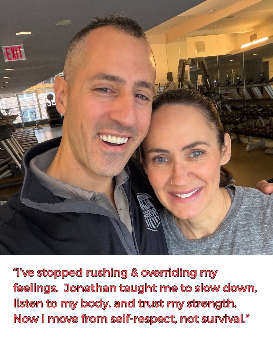 Jonathan Angelilli & his client Keli after a private coaching session in NYC