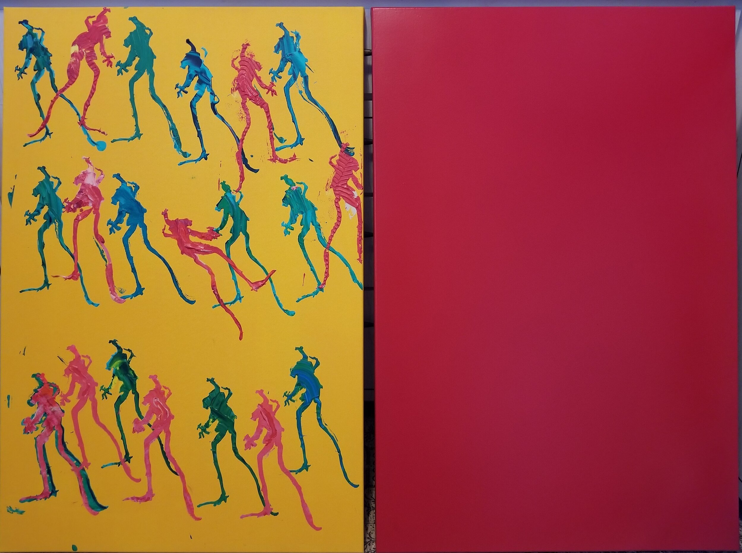 Untitled. 2021. Diptych. 4'x3'
