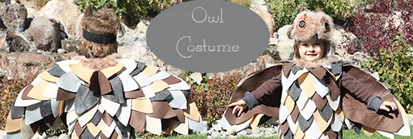 Simple Owl Costume Tutorial - Happy Owloween!