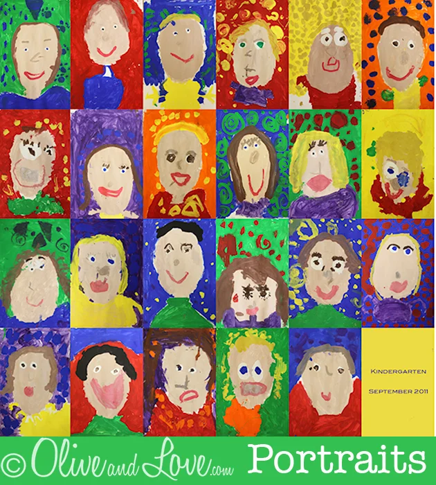 Kindergarten Self Portraits