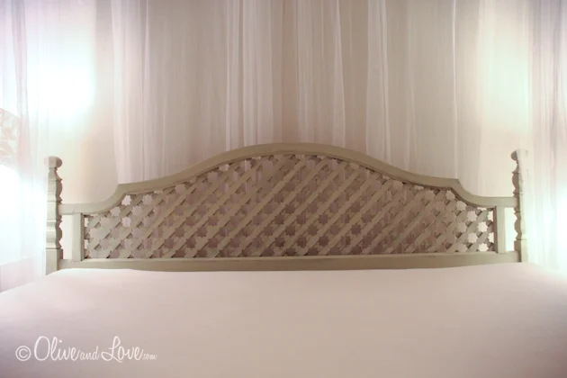 Fixing Up A Cheap Thrifted Headboard