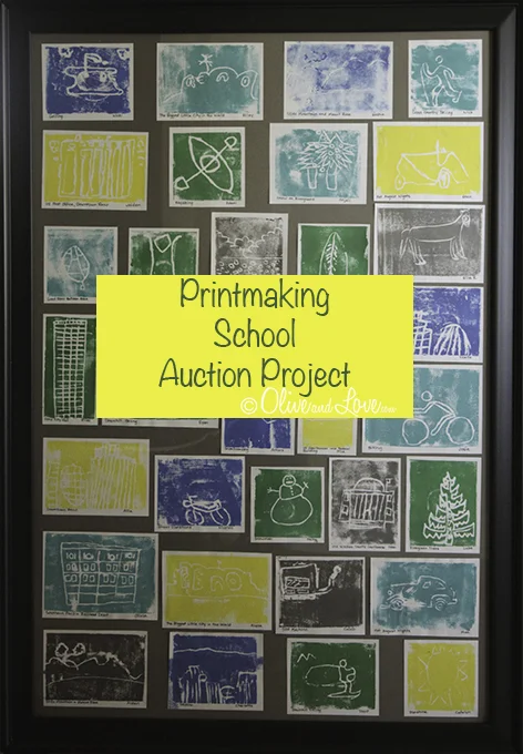 Reno's Best - Printmaking Children's Art Auction Project