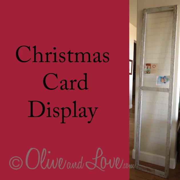 Christmas Card Display
