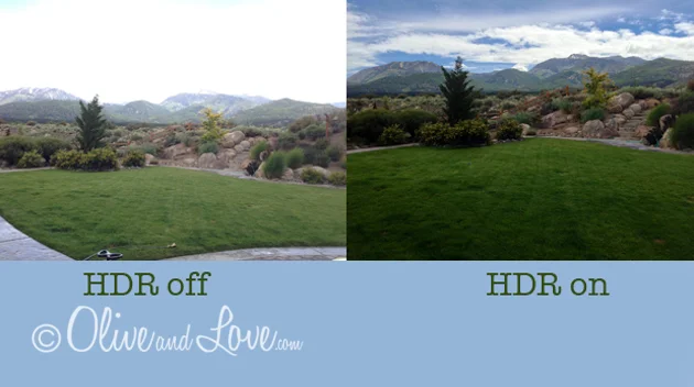 iPhone Photo Option HDR