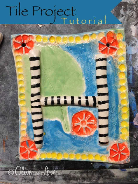Letter Tile Clay Project