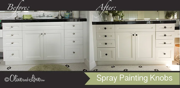 How To Spray Paint Knobs
