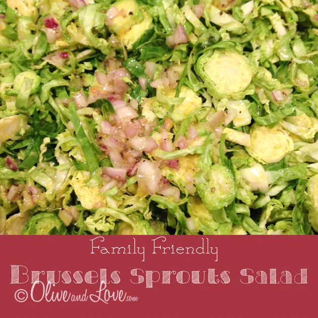 Family Friendly Bacon Brussels Sprouts Salad